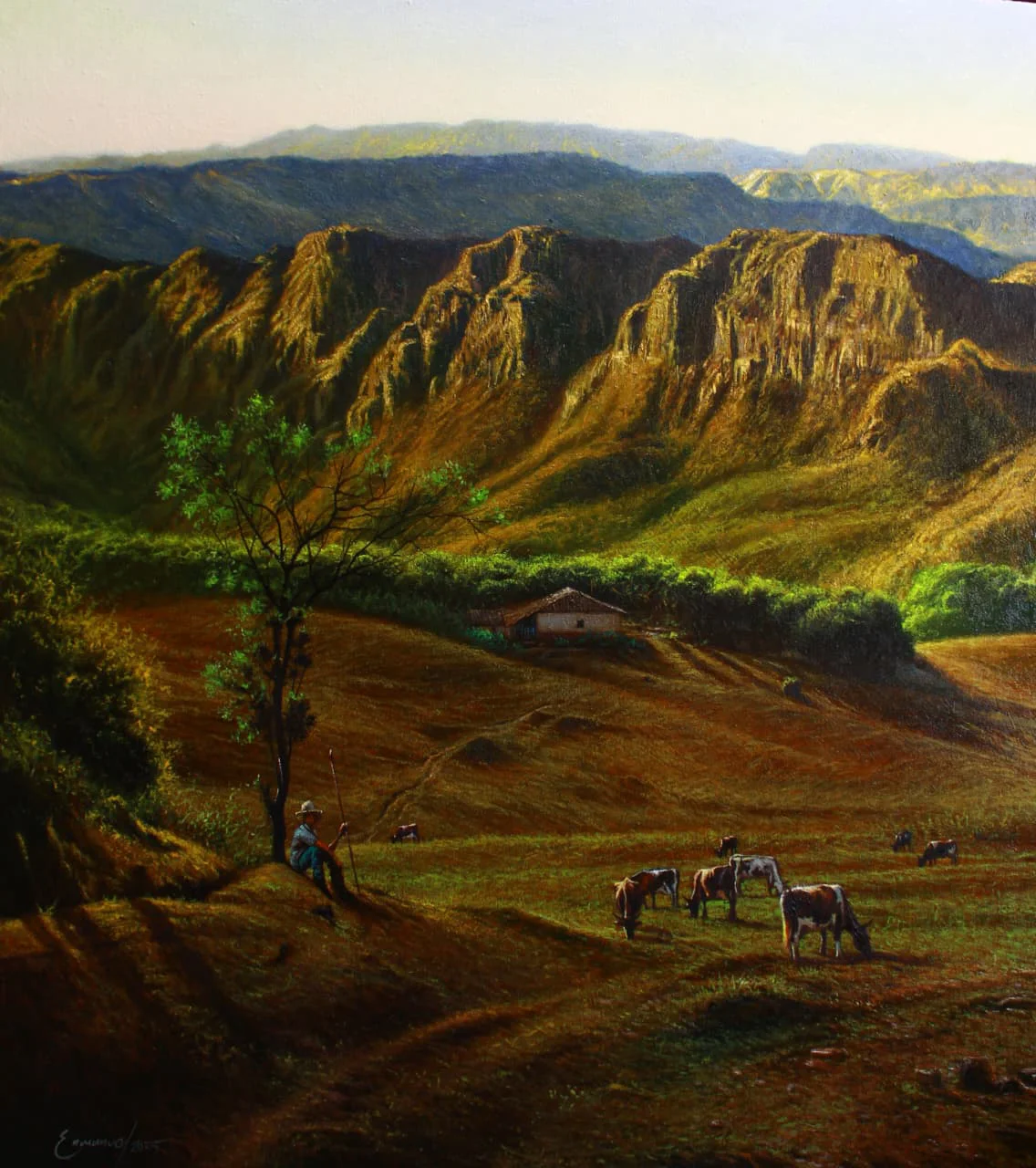 Late in the Valley — obra de Enmanuel Membreño | Galería Enmanuel