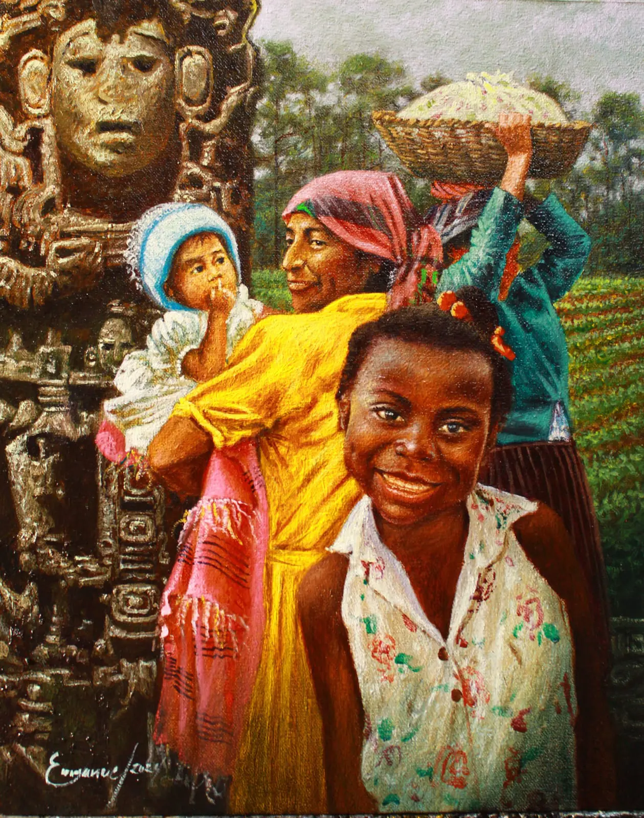 Ethnic groups — obra de Enmanuel Membreño | Galería Enmanuel