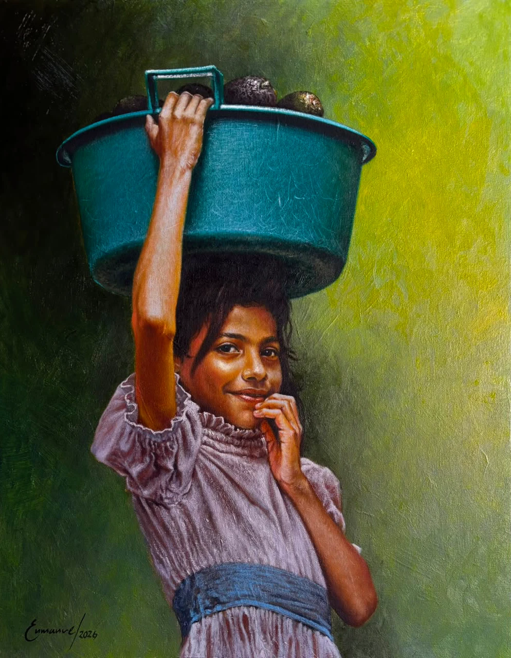 Market smile — obra de Enmanuel Membreño | Galería Enmanuel