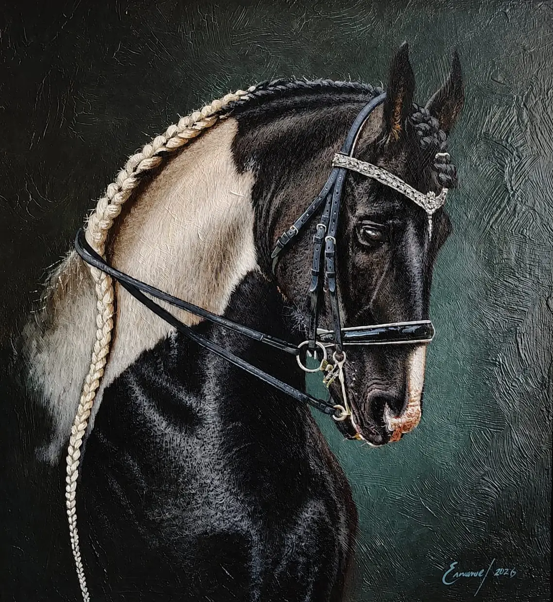 The Paint Horse — obra de Enmanuel Membreño | Galería Enmanuel