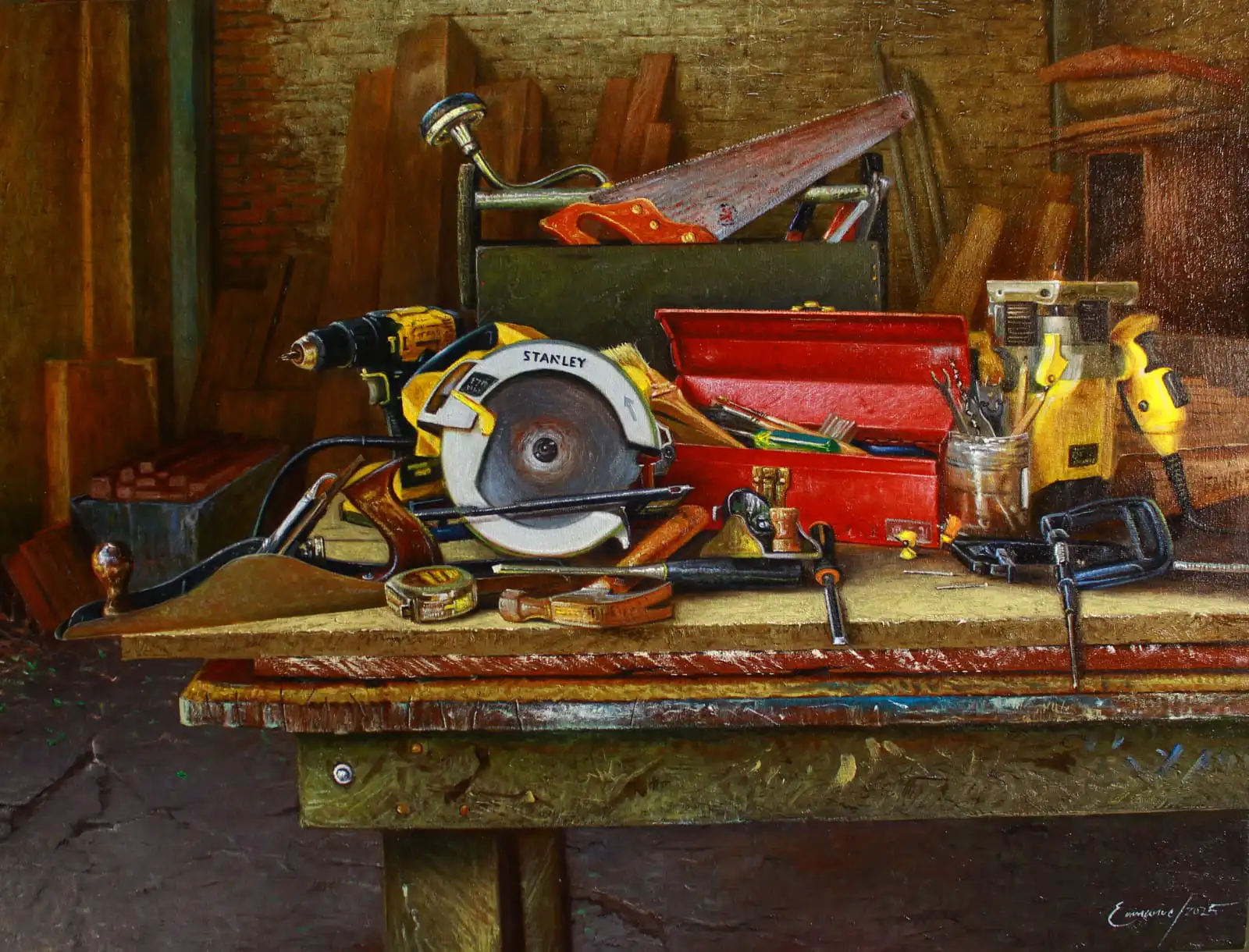 El Taller Del Maestro — obra de Enmanuel Membreño | Galería Enmanuel