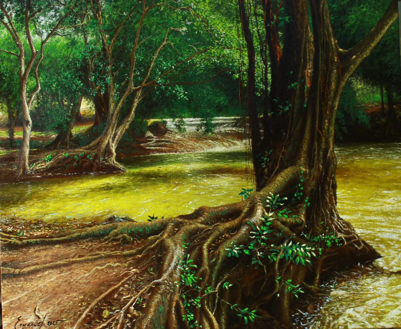Pulhapanzak Enmanuel Membreño artista hondureño Arte Naturaleza Retratos Paisajes bodegones